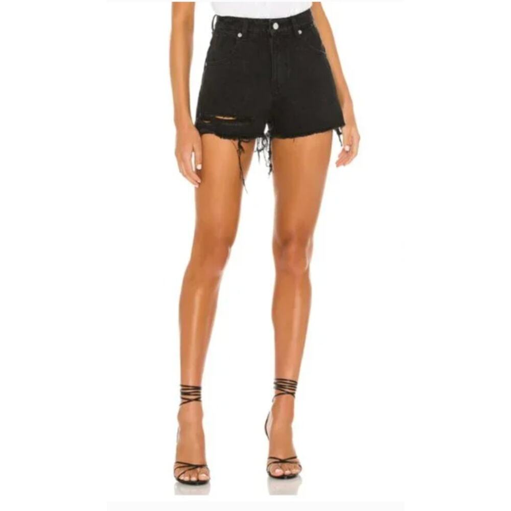 Rolla’s Dusters Cutoff Denim Shorts Black High Rise 26 NWT